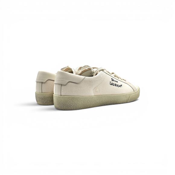 Saint Laurent Court Classic SL/06 Sneakers White EU 42 US 9 - New $785 main image 9